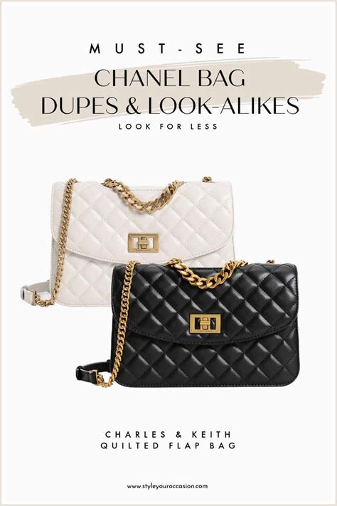 charles and keith chanel dupe|best chanel dupes.